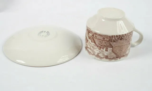 Broadhurst Ceramic Tea Cups and Saucers 'The Constable Series' 1776-1976 3