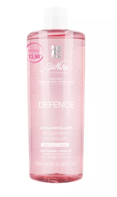 Bionike Defence Acqua Micellare Viso Occhi Labbra - 500 ml