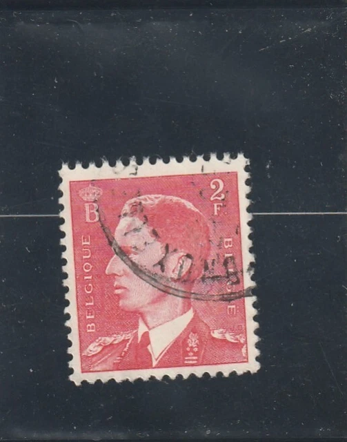 L5588 BELGIQUE timbre Y&T N° 910 de 1953 " Roi Baudouin 1er " Oblitéré