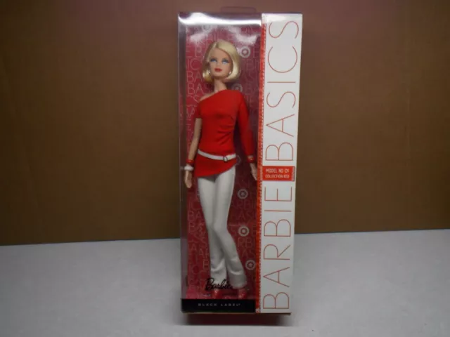 Barbie Basics Doll Model No 01 Collection Red Black Label 2010 Mattel Nrfb