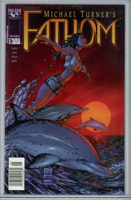 Fathom #5 (1999) Image/Top Cow CGC 8.0 White $1.95 Newsstand Edition 2