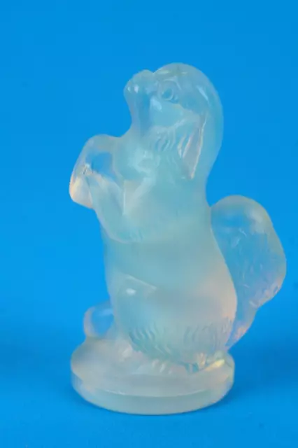 Sabino Art Glass Opalescent Pekingese Dog Figurine 2” 2