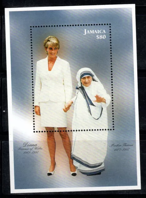 Jamaica 1998 Mi. Bl. 47 SS 100% MNH $80, Princess Diana