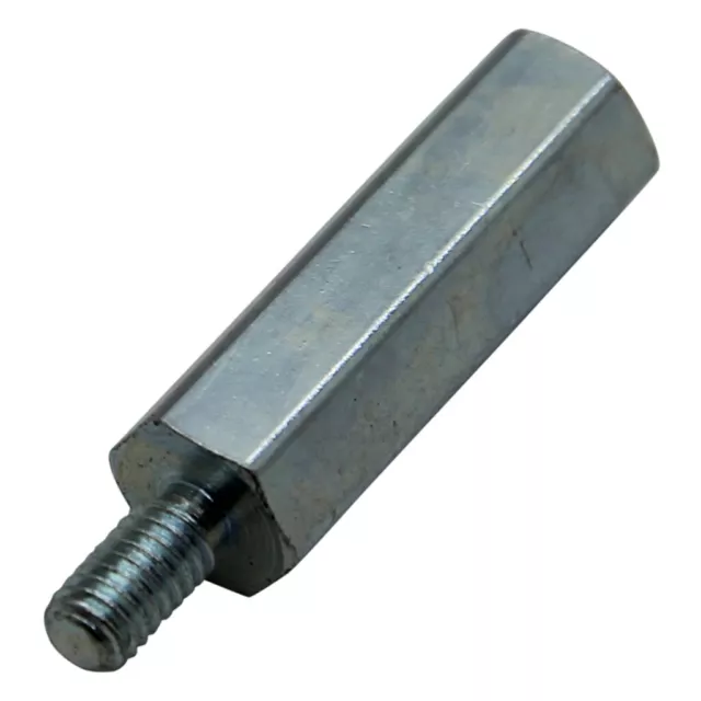 10X 229X50 spacer sleeve with thread inner weight: M6 50 mm outer weight: M6 steel DREMEC