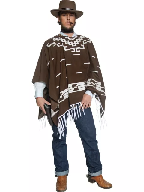 Man With No Name Poncho Costume Clint Eastwood Spaghetti Western Good Bad Ugly