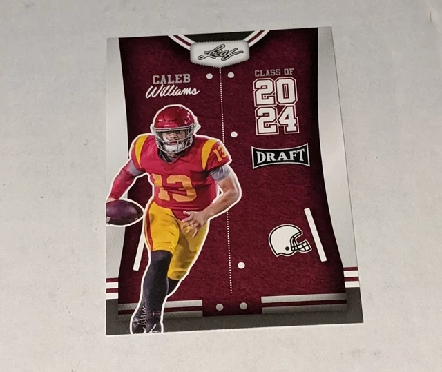 USC QB CALEB Williams 2023 Leaf Draft Football Class Of 2024 Rookie