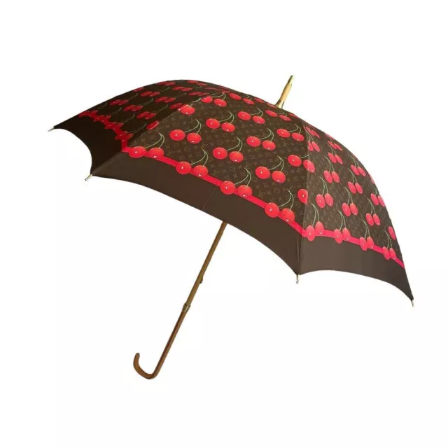 LV Monogram With Hello Kitty Folding Umbrella Brown - Clothingta