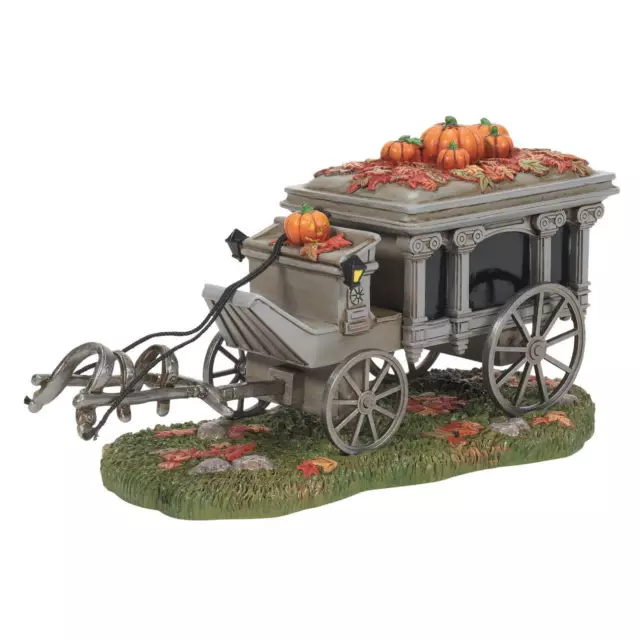 Disney Snow Village Halloween Accessory Disneyland Haunted Hearse 6009775