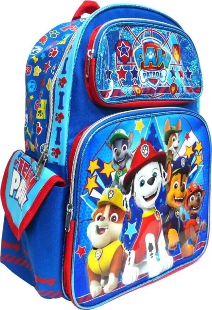 Nickelodeon Paw Patrol 16" Large School Backpack for Kids, Paw Patrol Book Bag 2