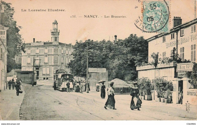 54 NANCY _S02085_ Les Brasseries � Belle Vue Martinot Tramway