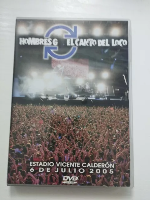 Hombres G El Canto del Loco ECDL Estadio Vicente Calderon 2005 - DVD Reg 0 Am