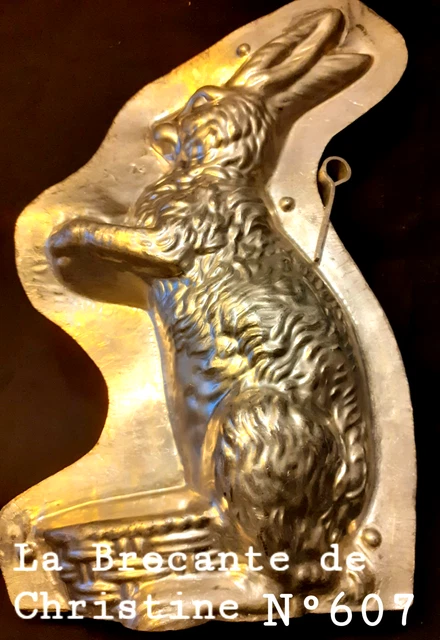 Moule à chocolat vintage Lapin de Pâques