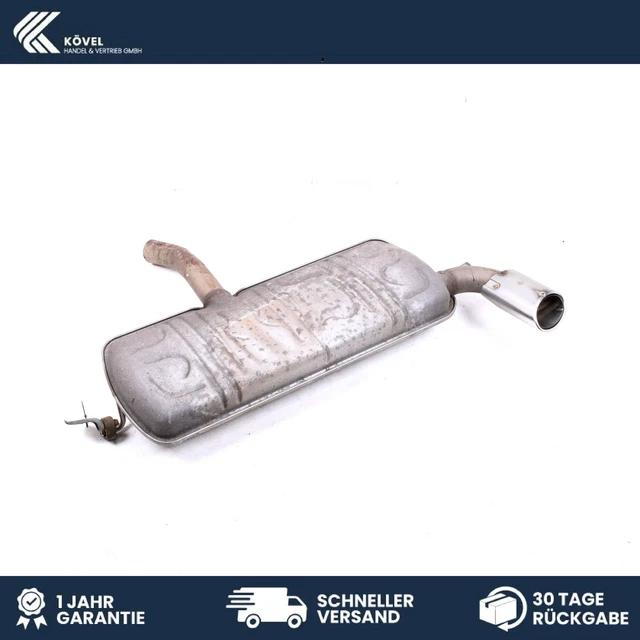 Silencieux Central Pour Mercedes W124 2.6 3.0 - 85-92 - Acier Aluminisé - Compatible Multiple Références