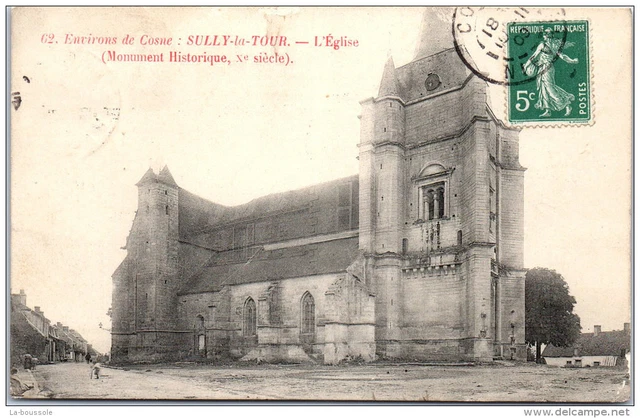 58 SUILLY LA TOUR - vue d'ensemble de l'eglise