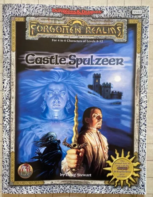 AD&D 2nd Abenteuer Castle Spulzeer, Forgotten Realms, gebraucht, kein Reprint