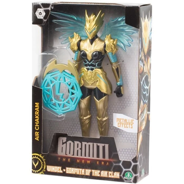 Figurine articulée - GORMITI - Gormiti avec arme Modèle Terre - 27 cm - À partir de 4 ans