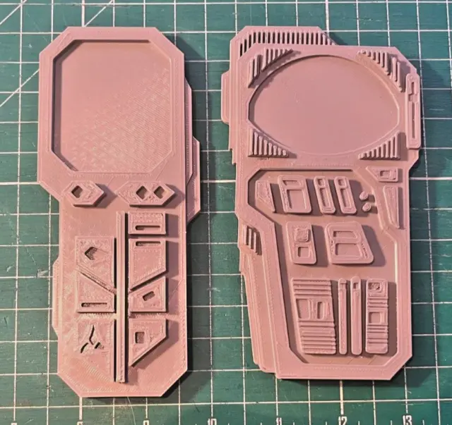 Star Trek Klingon and Cardassian Padd Devices-3D Printed-5.5" x 3"
