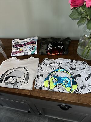Boys Next Bundle Of 4 Long And Short Tshirt tops Age 7 years
