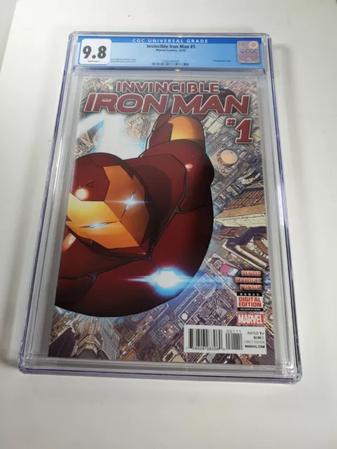 Invincible Iron Man #1 - Cgc 9.8 2015
