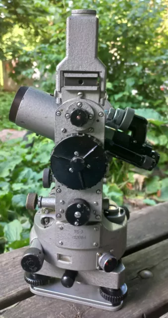 Theodolite TB-3 1966 USSR Vintage geodesic tool Ukraine