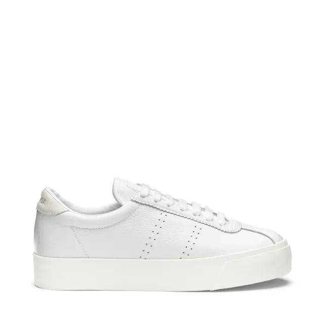 Superga - Lady Shoes, Zeppa - Donna - 2854 CLUB 3 COMFORT LEATHER