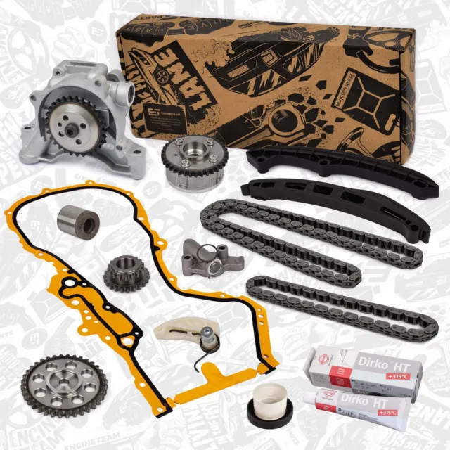 Kit Cadena de Distribución + Junta + Bomba Aceite Seat VW Skoda 1.4 TSI