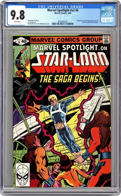 Marvel Spotlight #6 CGC 9.8 1980 4035085022 1st comic book app. Star-Lord