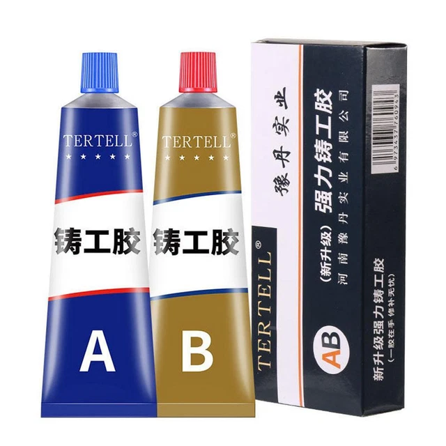 2x AB Glue Metal Glue Cast Iron Repair Crackle Welding Agent Tool (20g)