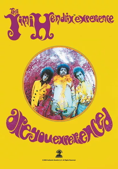 Jimi Hendrix Flagge Fahne Are You Experienced Posterflagge Poster Flag Stoff
