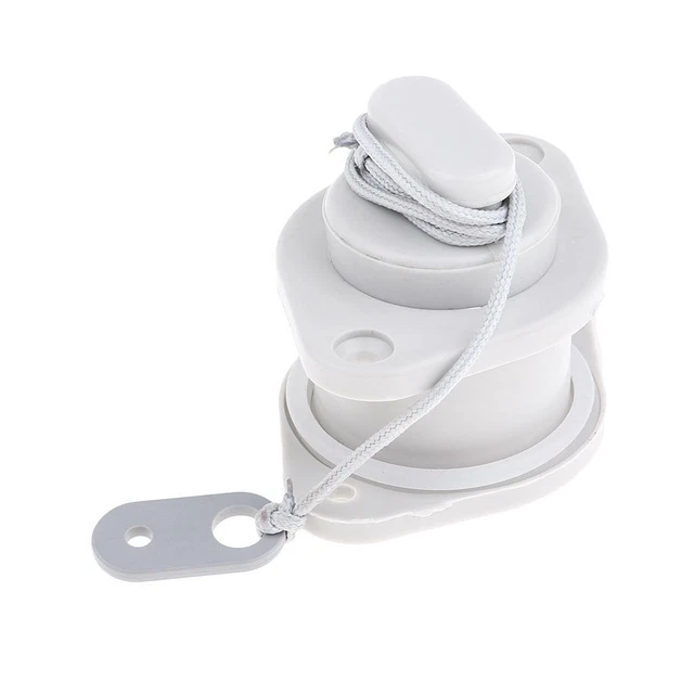 Marine Deck Drain Scupper - 90 Degree, 1.5in OD, 316 Stainless Steel, For Boats & Yachts