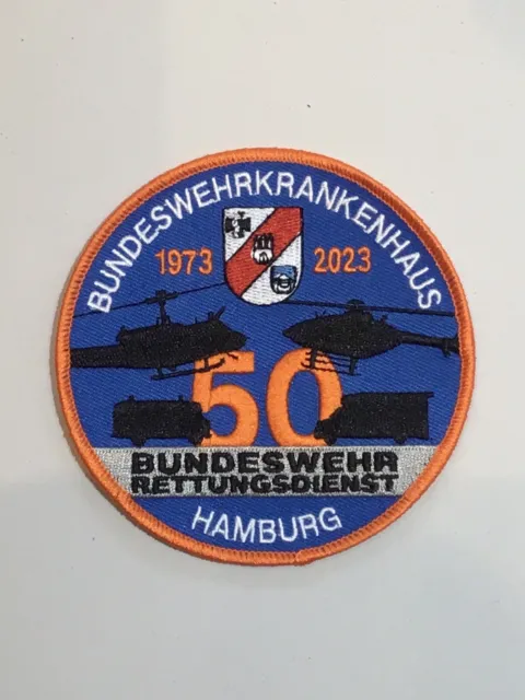 Luftrettung  Patch Aufnäher  50 Jahre Christoph 29 Bundeswehr Hamburg