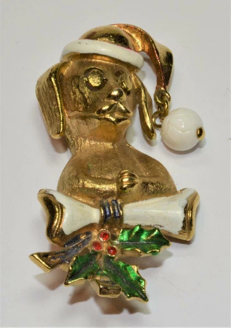 Broche Signée Limoges MG Bijoux - Émaillée Style Art Déco - Occasion, état Porté