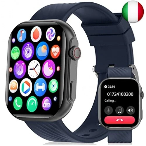 HOLALEI Smartwatch, 2.01" Orologio Intelligente Uomo Donna con Effettua e