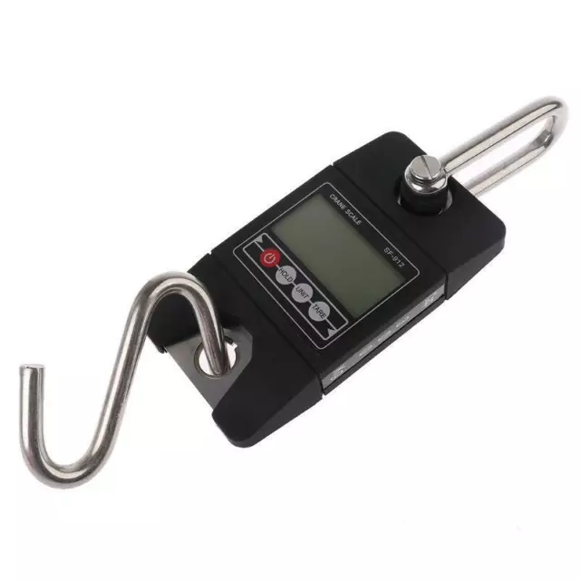 Digital Hanging Scale 300 KG / 660 LBS Industrial Crane Scale SF-912 Black for