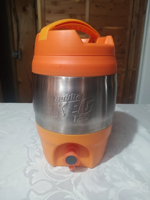 Bubba Keg 128oz 1 Gallon XL Stainless Steel Insulated Thermos w/Spout Orange