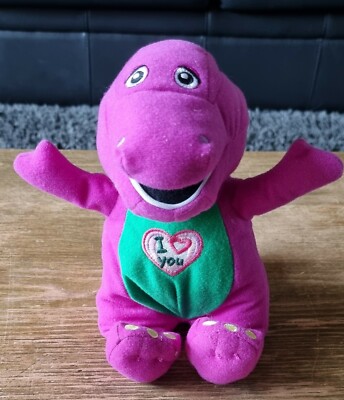 purple dinosaur soft toy