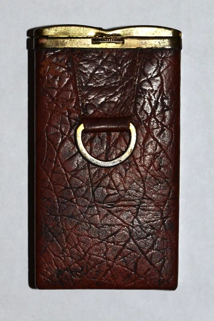 PRINCESS GARDNER RED Leather Cigarette Case Vintage Mid-Century $48.00