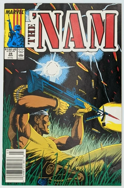 'Nam (1989) MARVEL COMICS #28 COPPER AGE VIENTNAM WAR VF