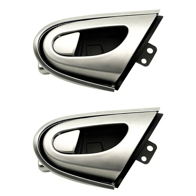 2X Maniglia Porta Auto Interna per Luxgen 7 SUV U7 2011-2017 Maniglia Porta Cromo EplatY1I4