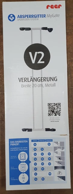 Reer Türschutzgitter Türgitter Verlängerung für 46701 (20cm)