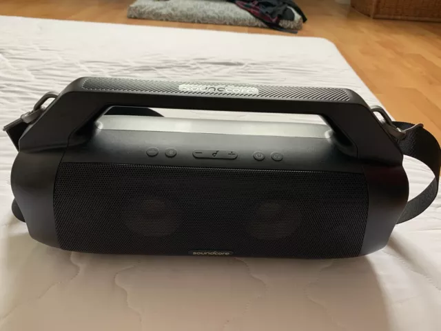 Soundcore Anker Motion Boom plus IP67 Lautsprecher Für Draußen, 80W Stereo Sound