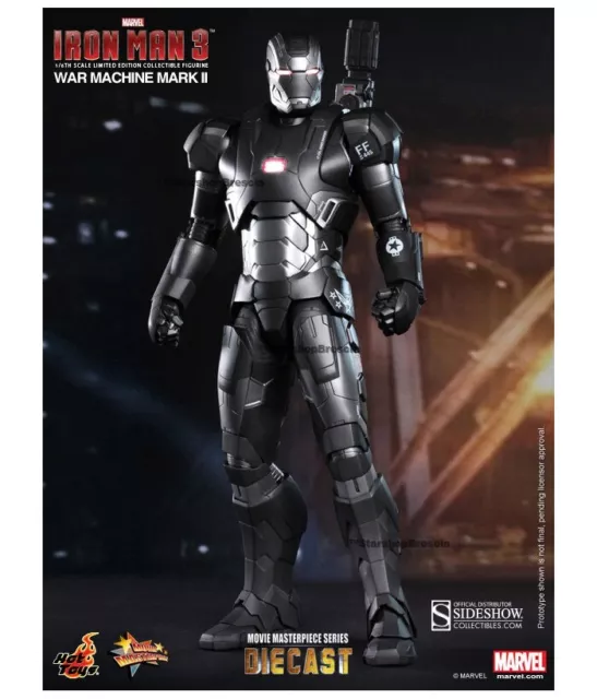 IRON MAN 3 - War Machine Mark II 1/6 Action Figure 12"  Diecast Hot Toys MMS198 2