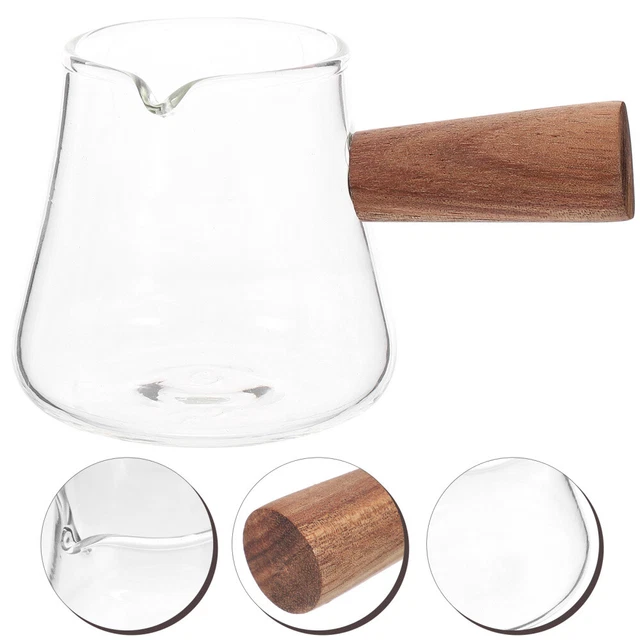 Barattolo crema brocca crema brocca crema manico in legno tazza di estrazione