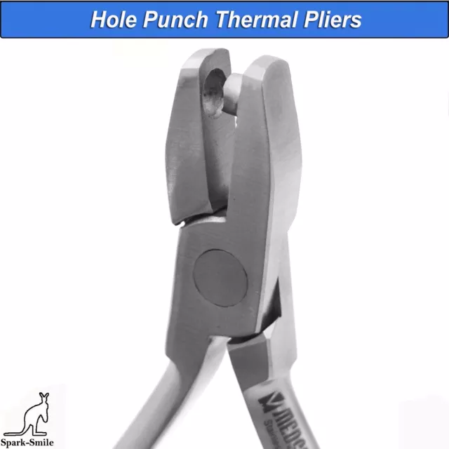 Orthodontic Thermal Hole Forming Clear Aligner Cut Hole Punch Pliers Dental Tool