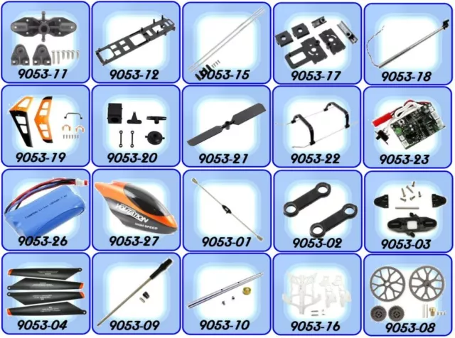 Rc helicopter volitation high speed parts top