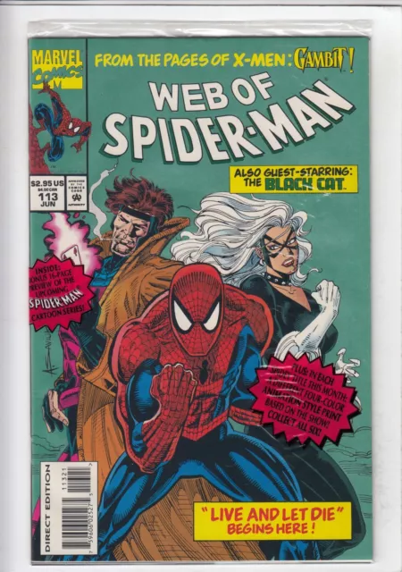 WEB OF SPIDER-MAN #113 (1994-06) Vol 1 MARVEL Factory-Sealed Polybag MID-HIGH