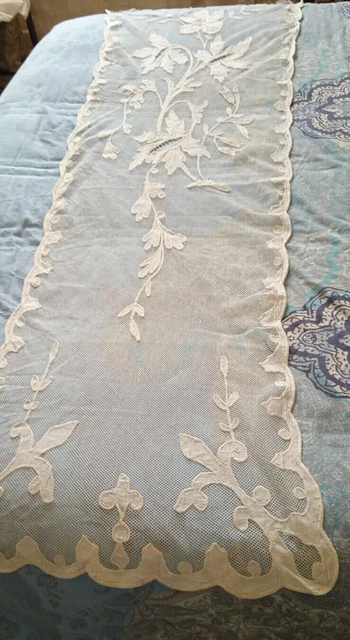 Rideau De Porte Brodé Beige, Style Bohème, Sans Marque