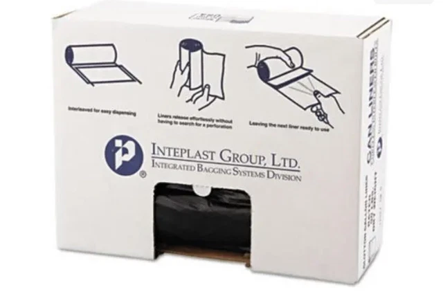 Integrated Bagging Systems S434822K Interleaved High-density Can Liners,