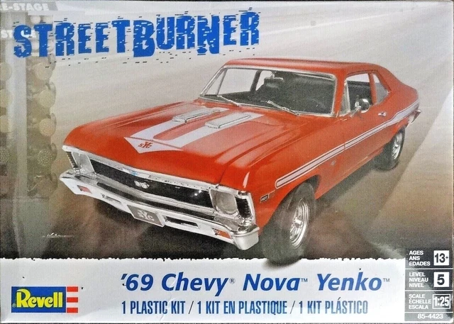 Kit Modèle Réduit Revell Chevy Nova Yenko Street Burner échelle 1/25 - Neuf Boîte 4423