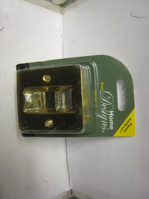 Stanley Knotched Pocket Door Latch Solid Brass Polished Finish N216-069 V1950